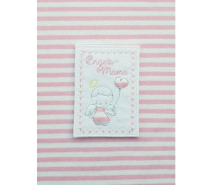 Stickdatei ITH - Postkarte Engels Mama kostenlos für ehrenamtliche Sticker